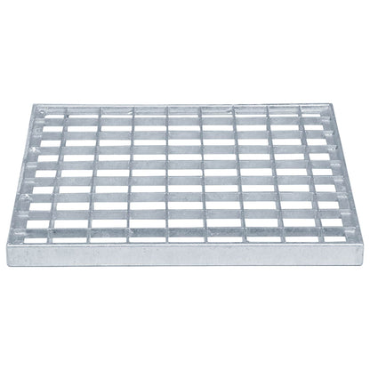 Gitter Silber 30 x 30 x 2 cm Feuerverzinkter Stahl