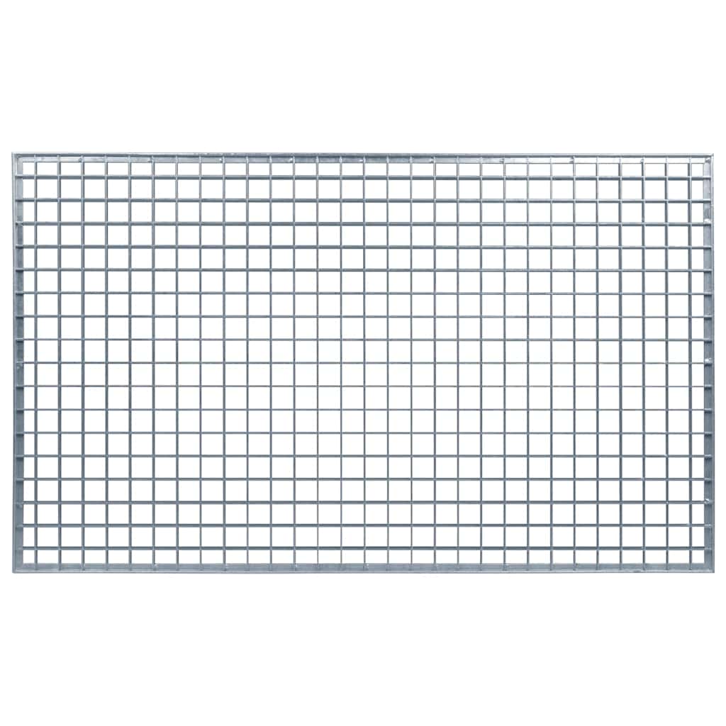 Gitter Silber 30 x 30 x 2 cm Feuerverzinkter Stahl