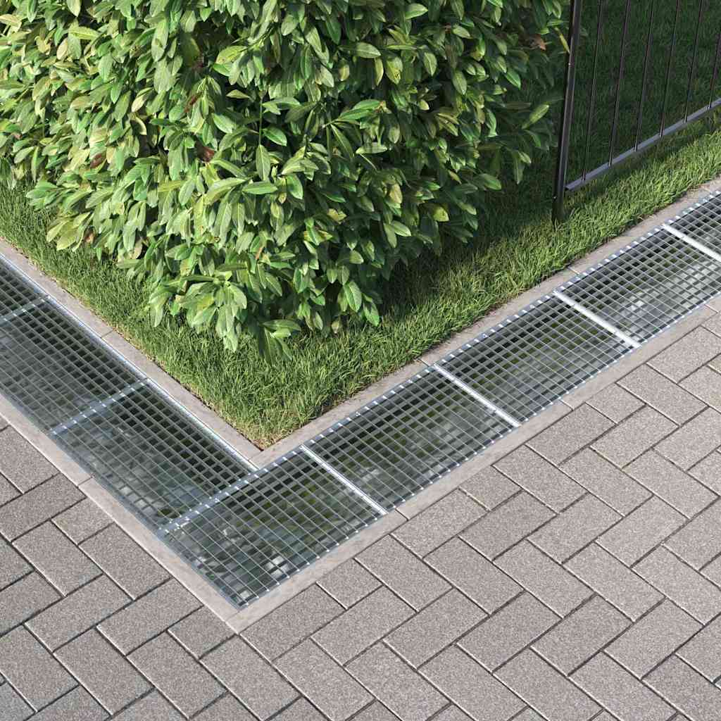 Gitter Silber 50 x 35 x 2 cm Feuerverzinkter Stahl