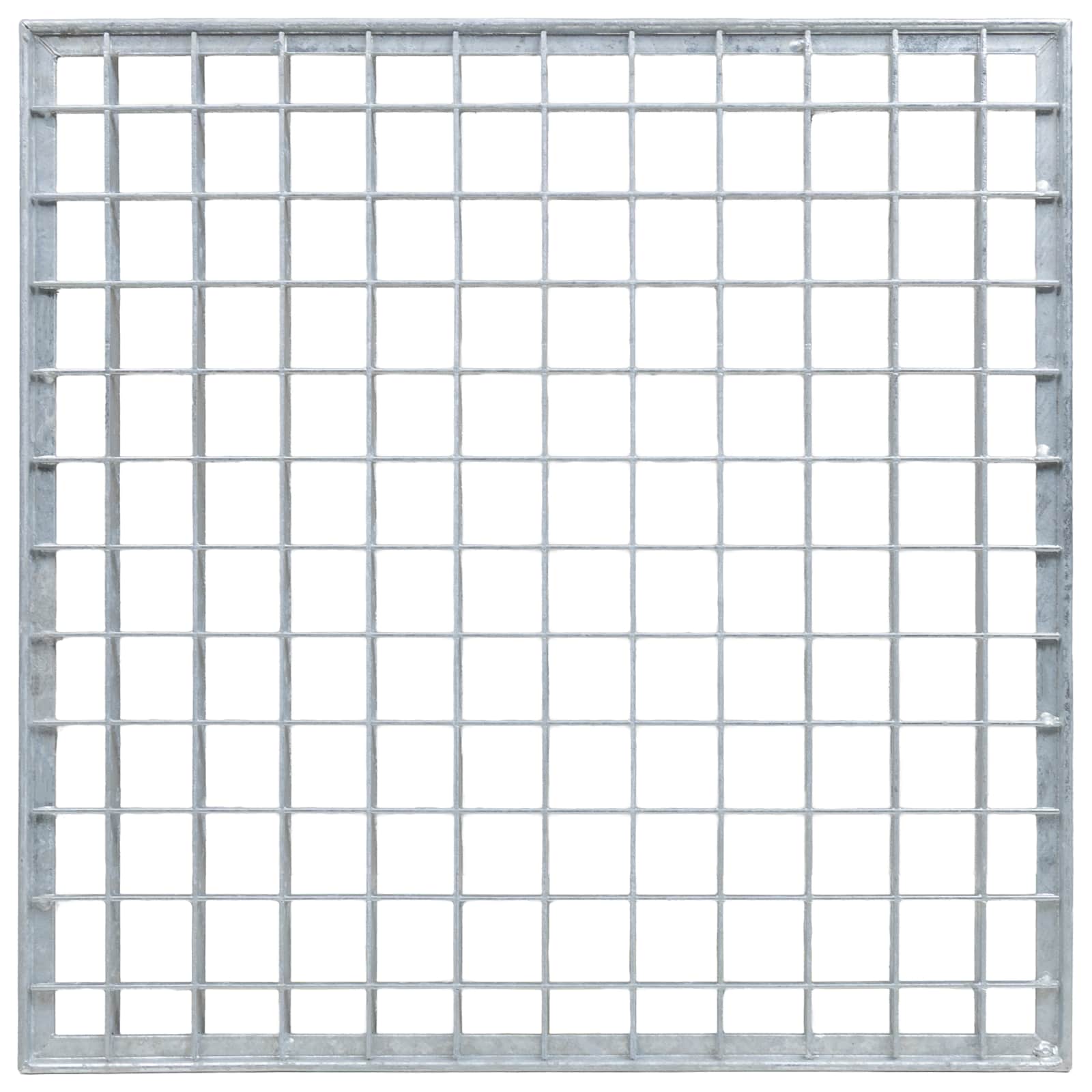 Gitter Silber 40 x 40 x 2 cm Feuerverzinkter Stahl