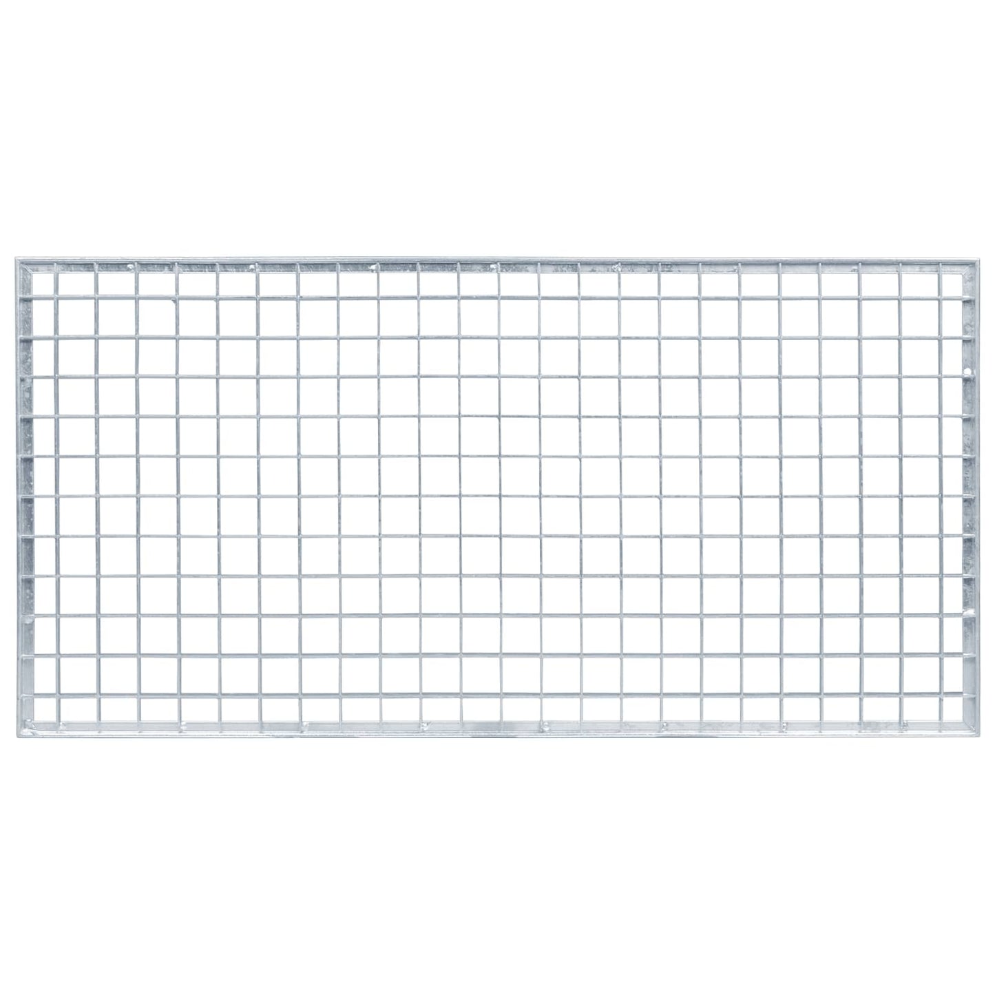Gitter Silber 80 x 40 x 2 cm Feuerverzinkter Stahl