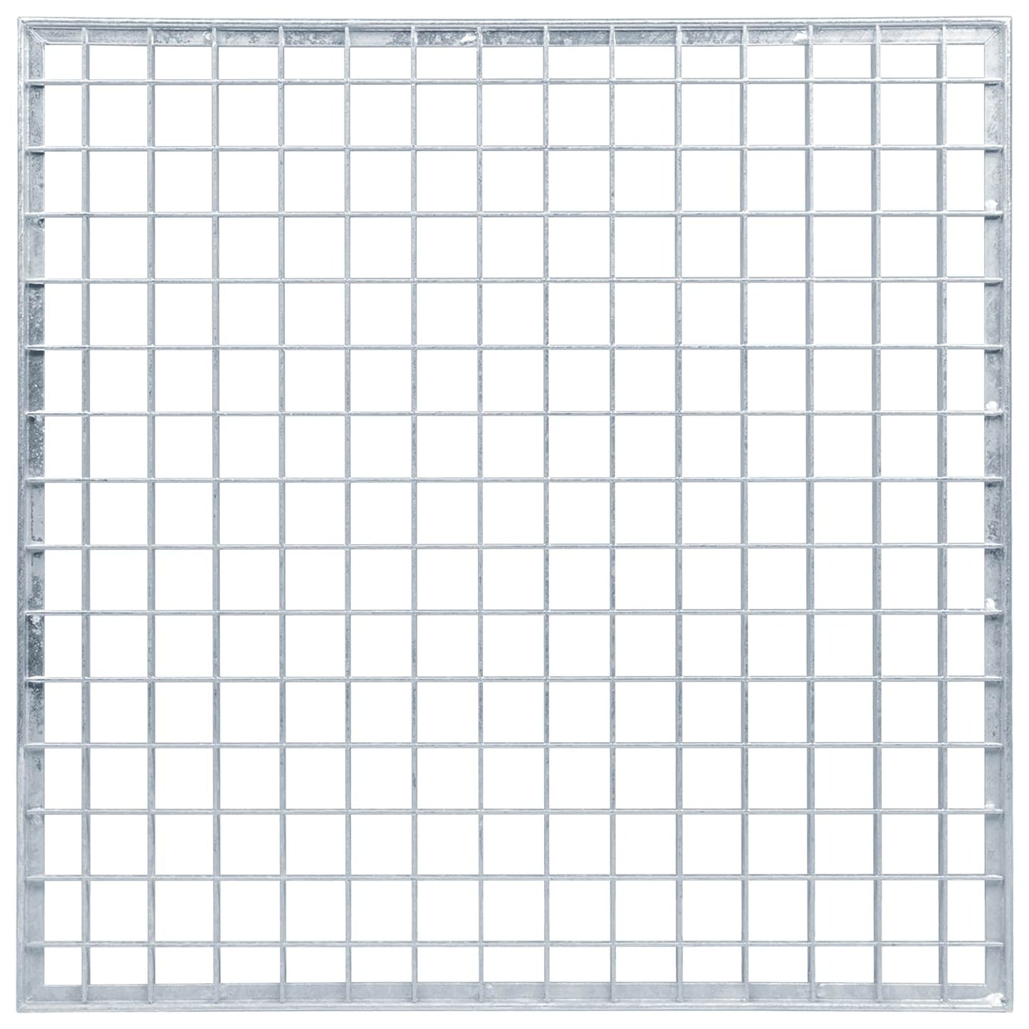 Gitter Silber 50 x 50 x 2 cm Feuerverzinkter Stahl