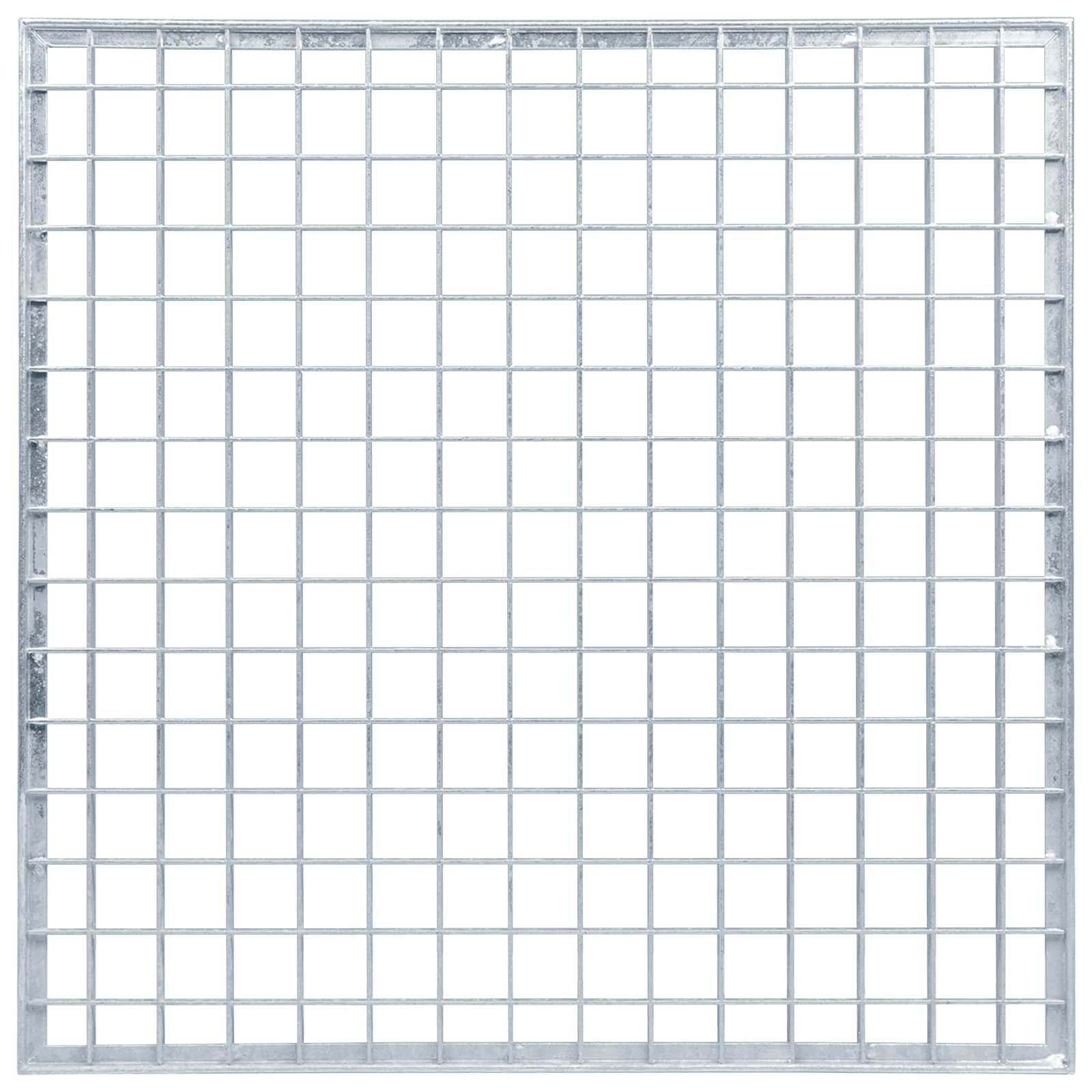 Gitter Silber 50 x 50 x 2 cm Feuerverzinkter Stahl