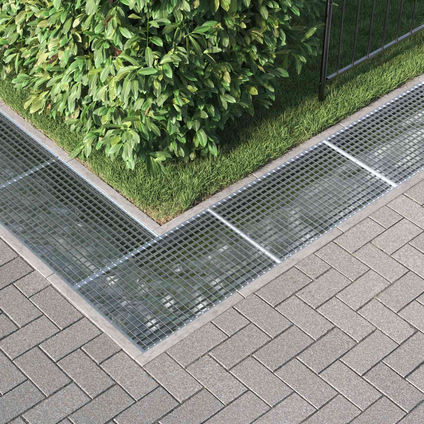 Gitter Silber 80 x 50 x 2 cm Feuerverzinkter Stahl