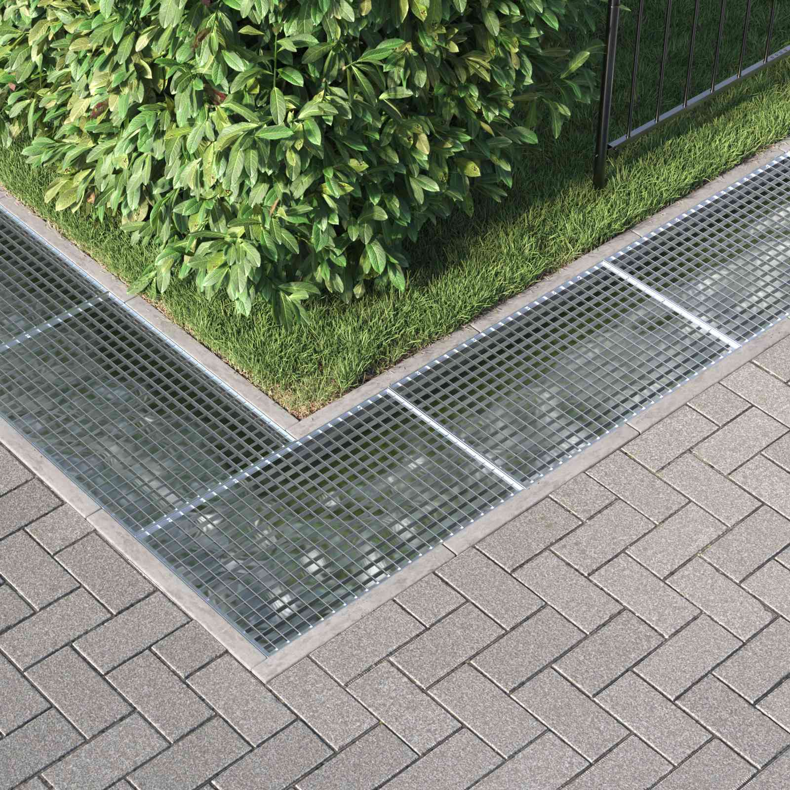 Gitter Silber 80 x 50 x 2 cm Feuerverzinkter Stahl