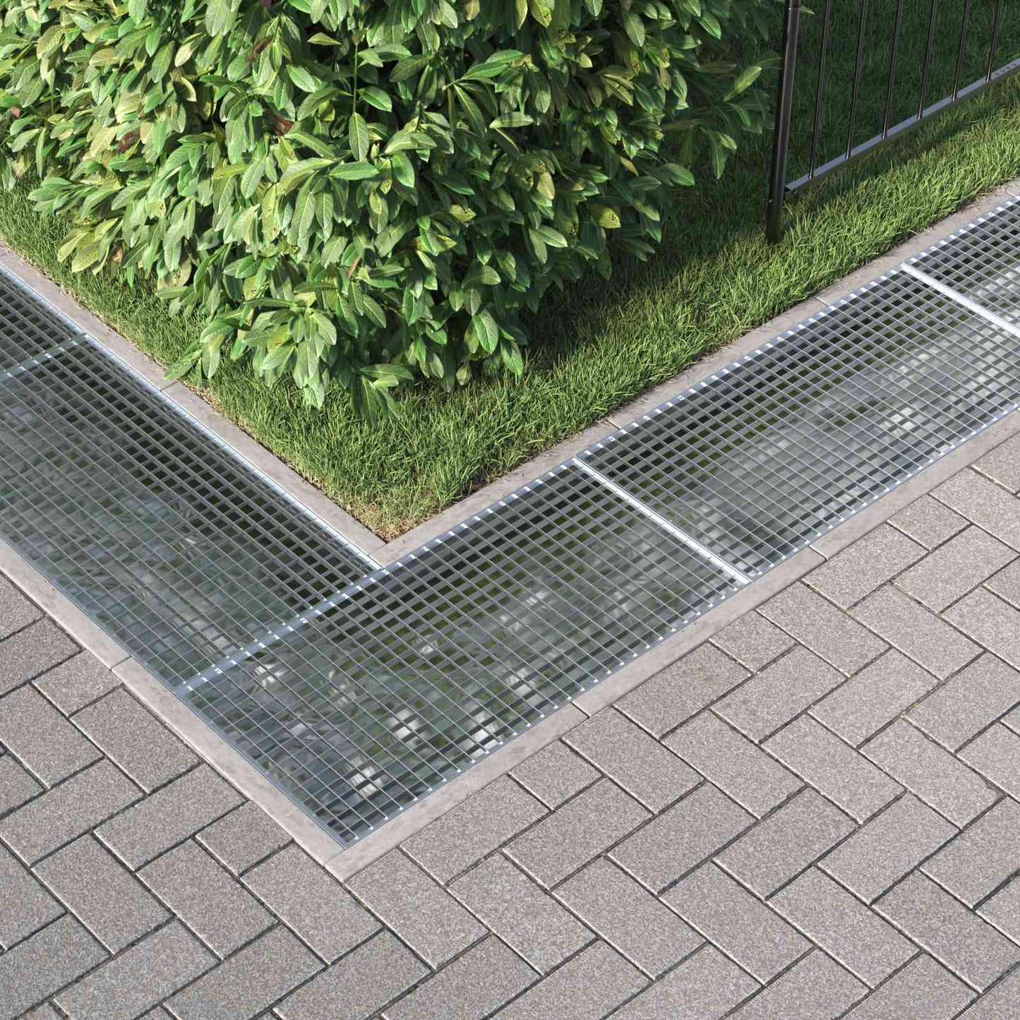 Gitter Silber 100 x 50 x 2 cm Feuerverzinkter Stahl