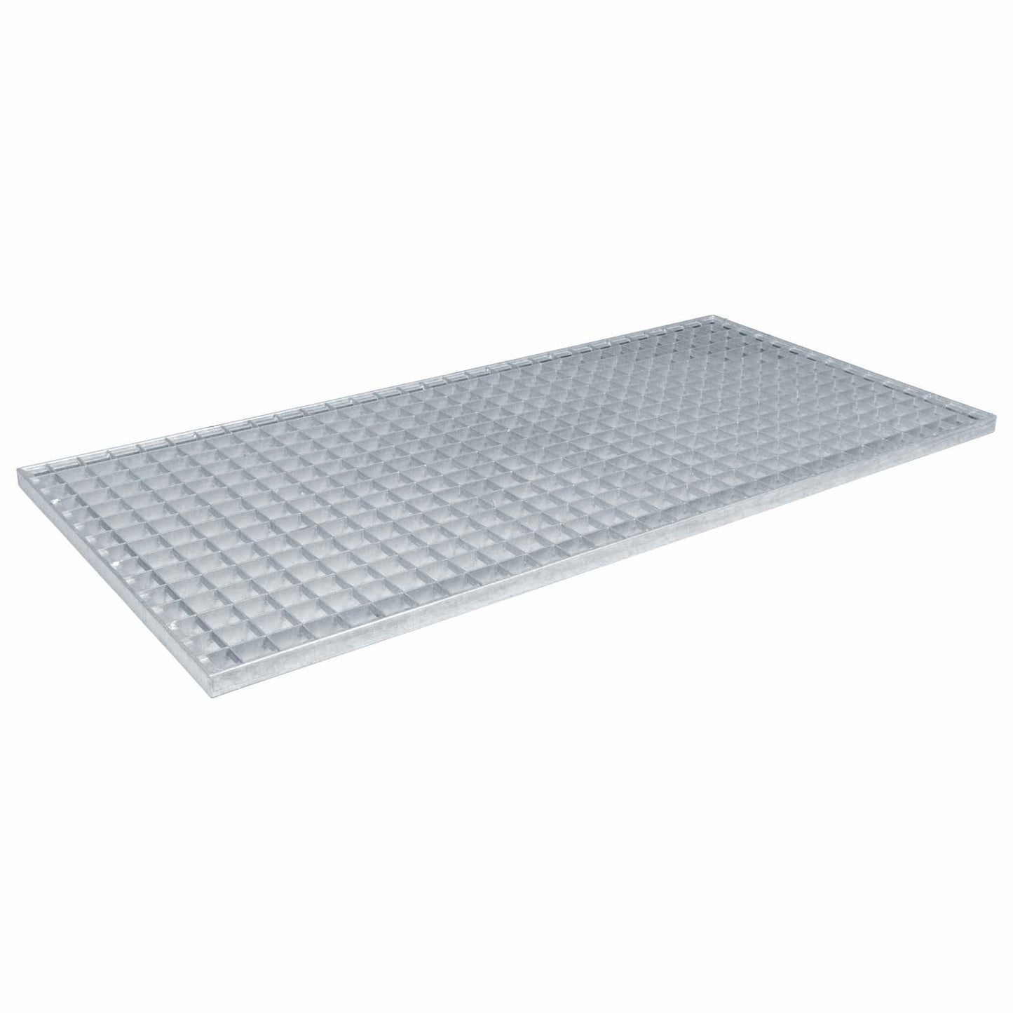 Gitter Silber 100 x 50 x 2 cm Feuerverzinkter Stahl