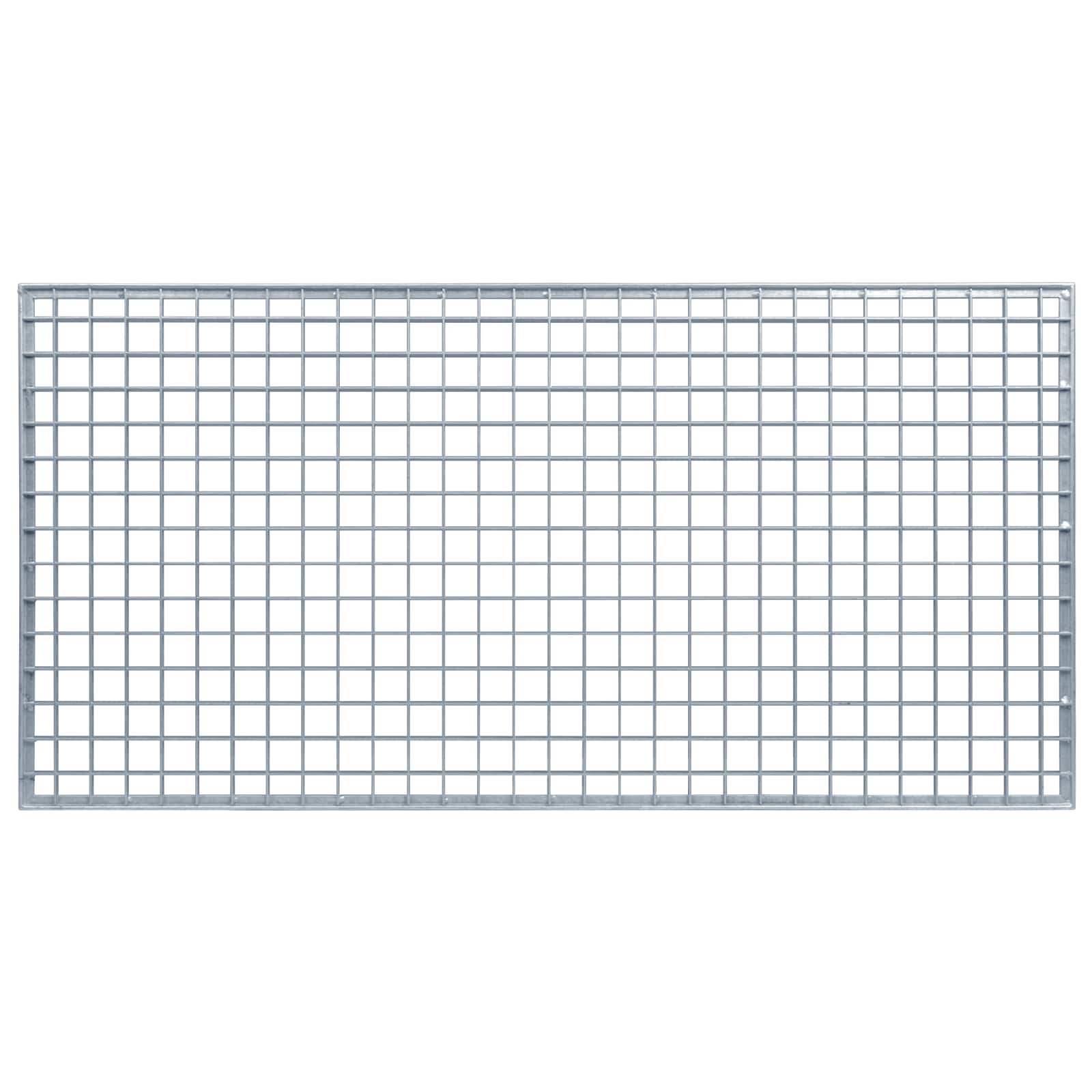 Gitter Silber 100 x 50 x 2 cm Feuerverzinkter Stahl