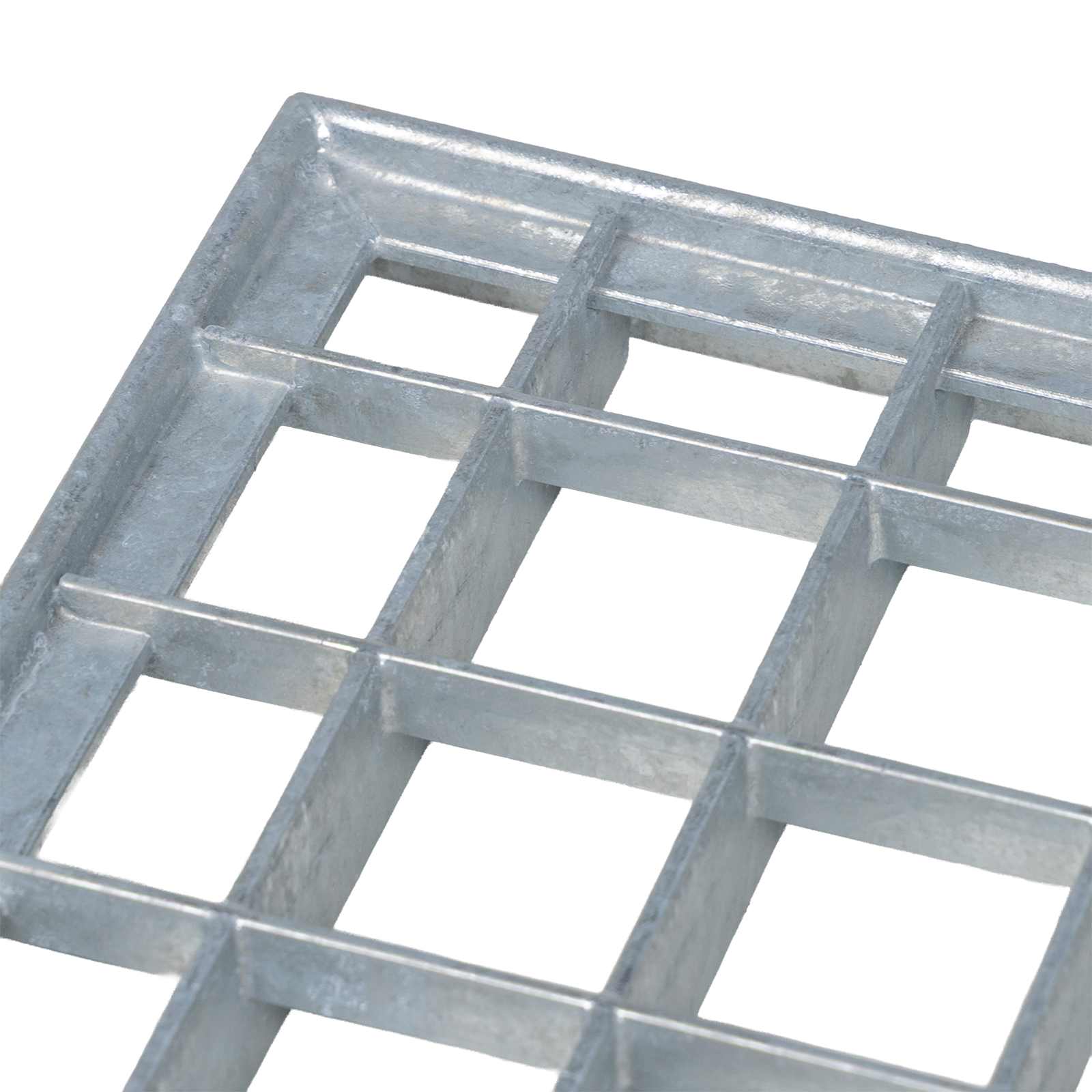 Gitter Silber 60 x 60 x 2 cm Feuerverzinkter Stahl