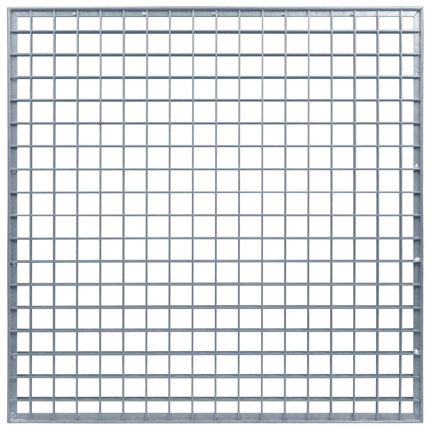 Gitter Silber 60 x 60 x 2 cm Feuerverzinkter Stahl