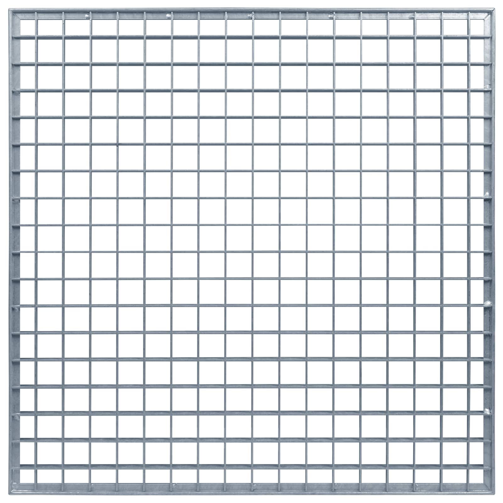 Gitter Silber 60 x 60 x 2 cm Feuerverzinkter Stahl