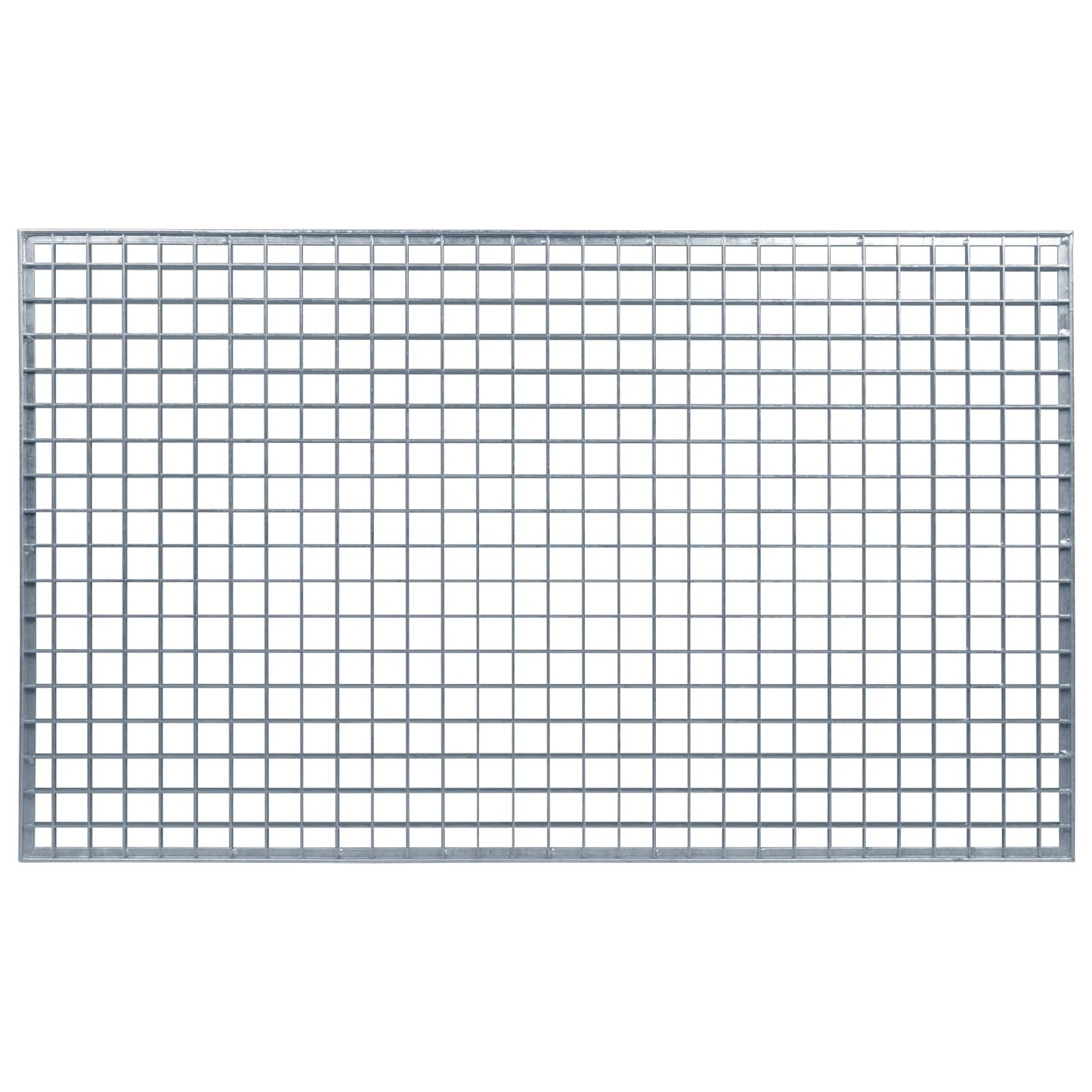 Gitter Silber 100 x 60 x 2 cm Feuerverzinkter Stahl