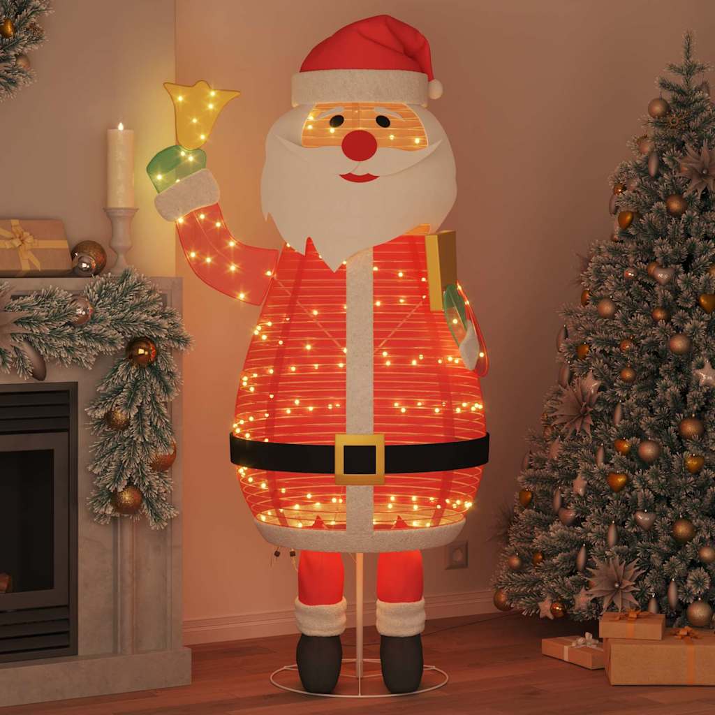 Weihnachtsmann 200 LEDs Warmes Weiß 100 x 180 cm Stoff