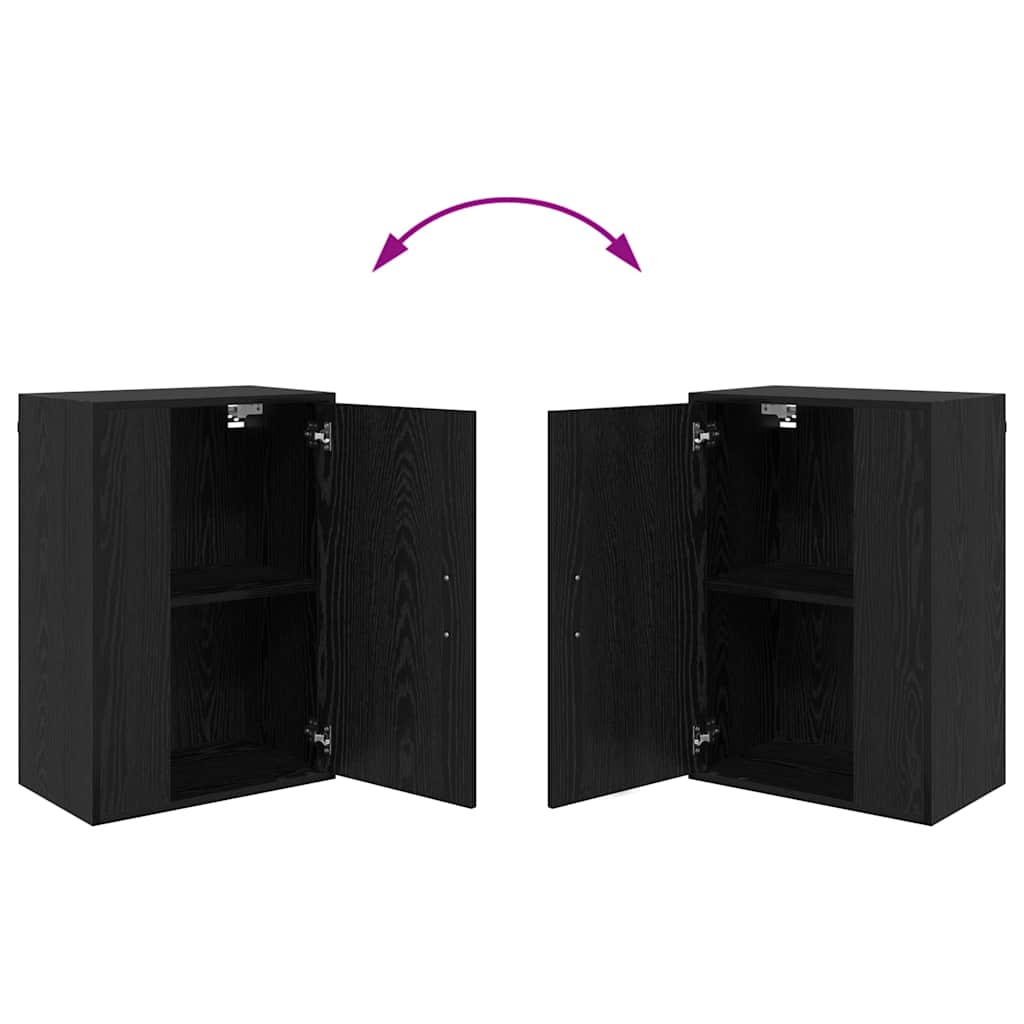 4-teilige TV-Schrank Set 4 pcs Schwarze Eiche Holzwerkstoff