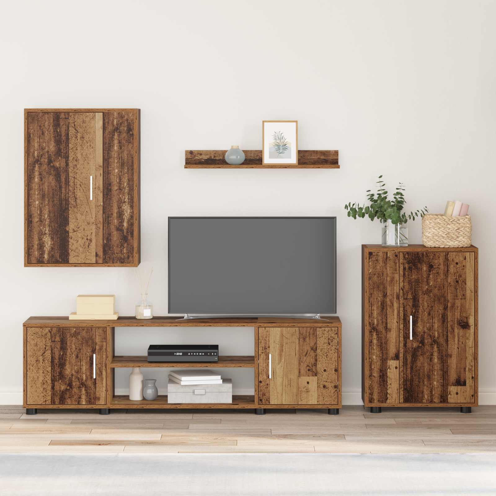 TV-Schrankset Altholz Holzwerkstoff