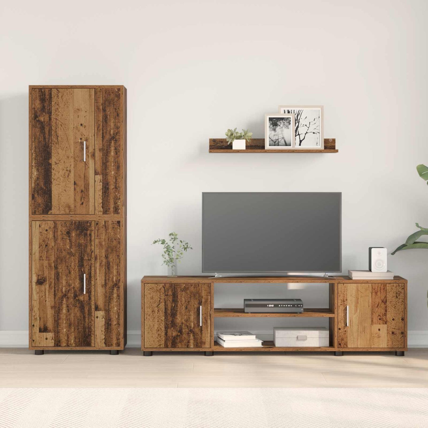 TV-Schrankset Altholz Holzwerkstoff