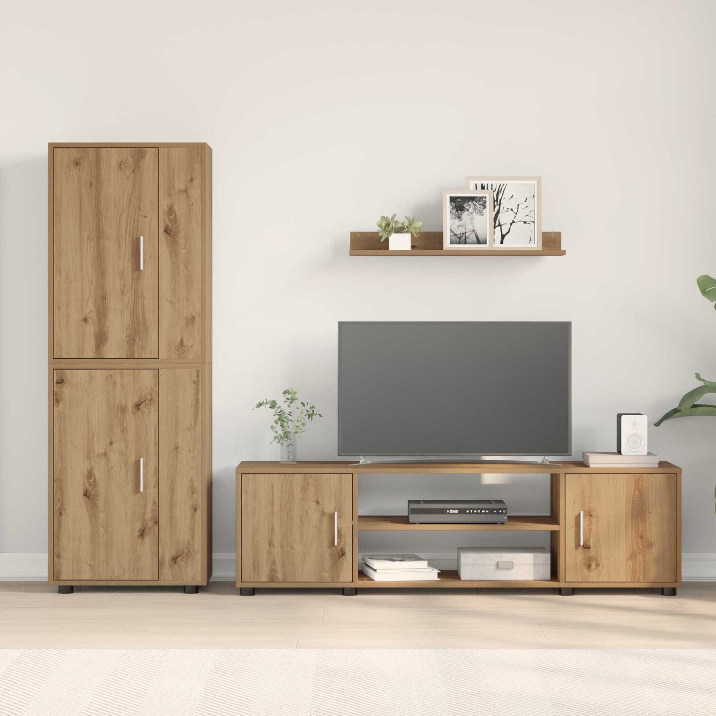 TV-Schrankset Artisan-Eiche Holzwerkstoff