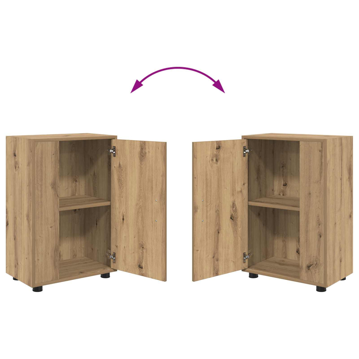 TV-Schrankset Artisan-Eiche Holzwerkstoff