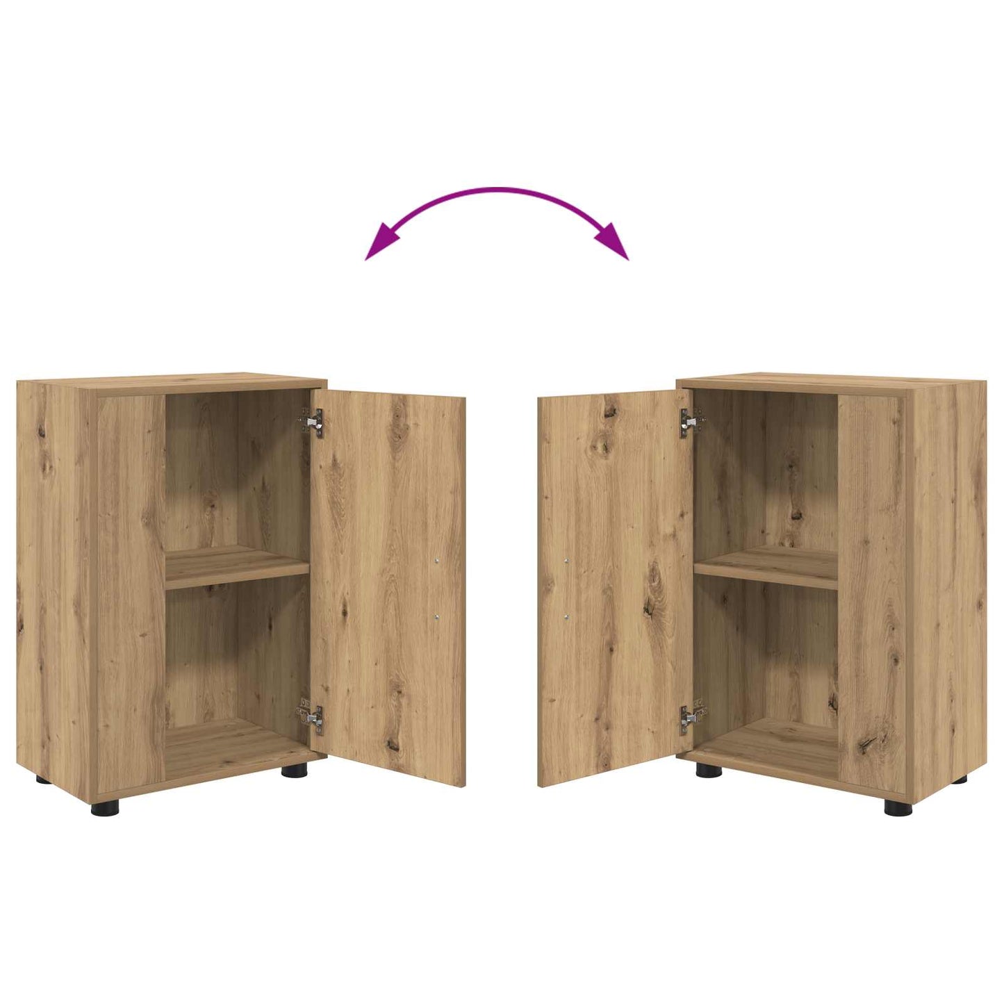 TV-Schrankset Artisan-Eiche Holzwerkstoff