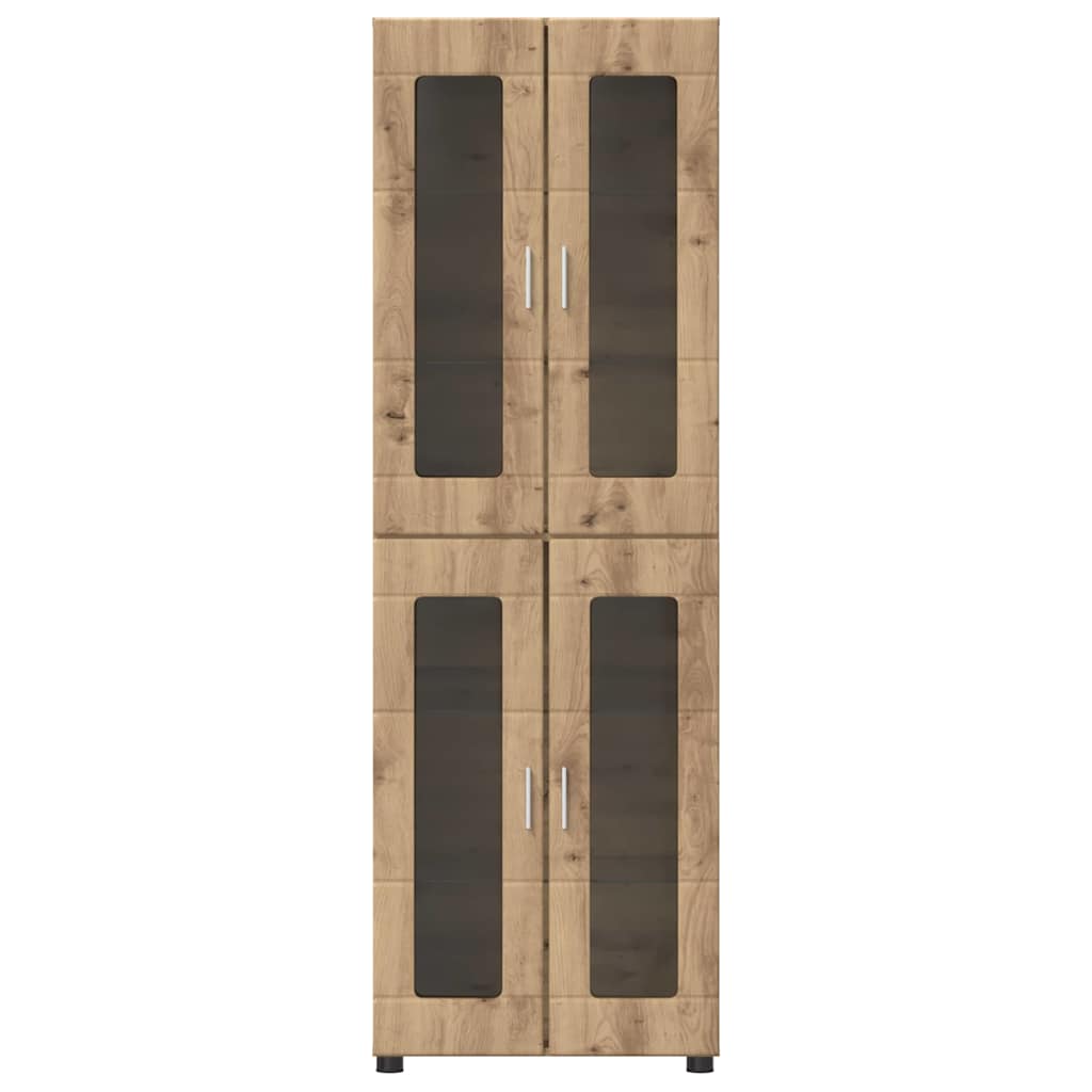 Highboard FLORIN 60 x 35 x 182 cm Artisan-Eiche Holzwerkstoff