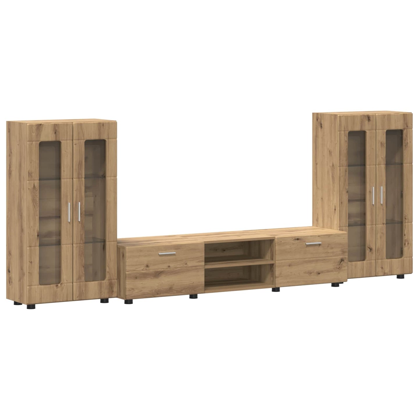 TV-Schrankset FLORIN 3 stk. Artisan-Eiche Holzwerkstoff