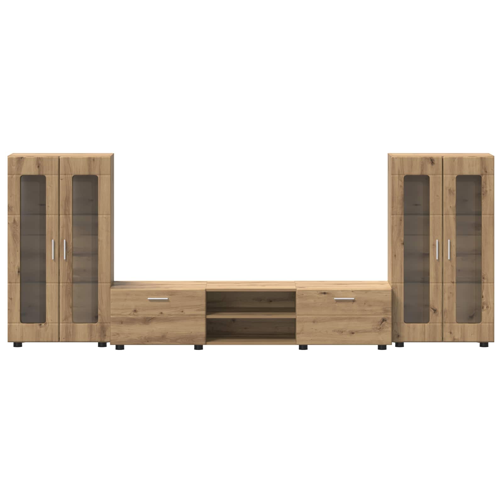 TV-Schrankset FLORIN 3 stk. Artisan-Eiche Holzwerkstoff