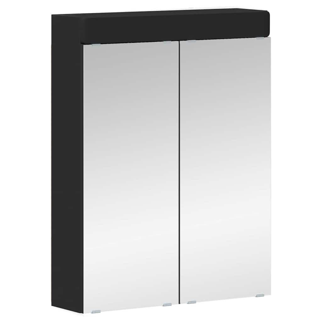 Badezimmermöbel-Set TULUM 2 pcs Schwarz 60 x 34 x 63 cm