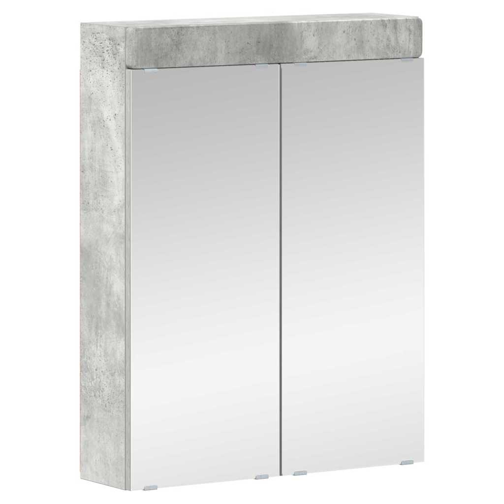 Badezimmermöbel-Set TULUM 2 stk. Beton Grau 60 x 34 x 63 cm