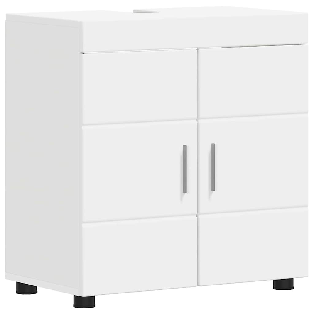 Badezimmermöbel-Set TULUM 4 stk. Weiß 60 x 34 x 63 cm
