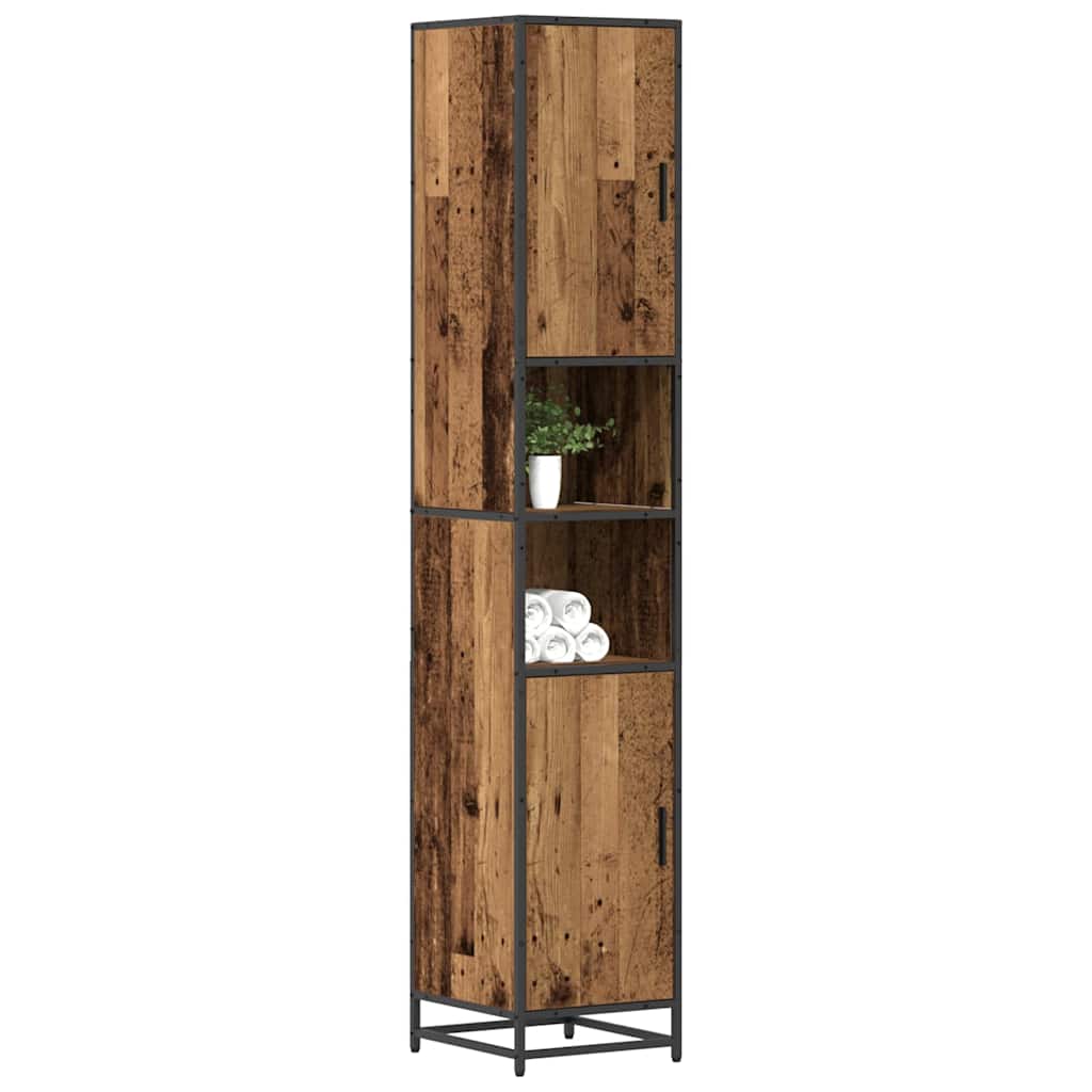 Badezimmermöbel-Set Altholz 35 x 37,5 x 188,5 cm Holzwerkstoff