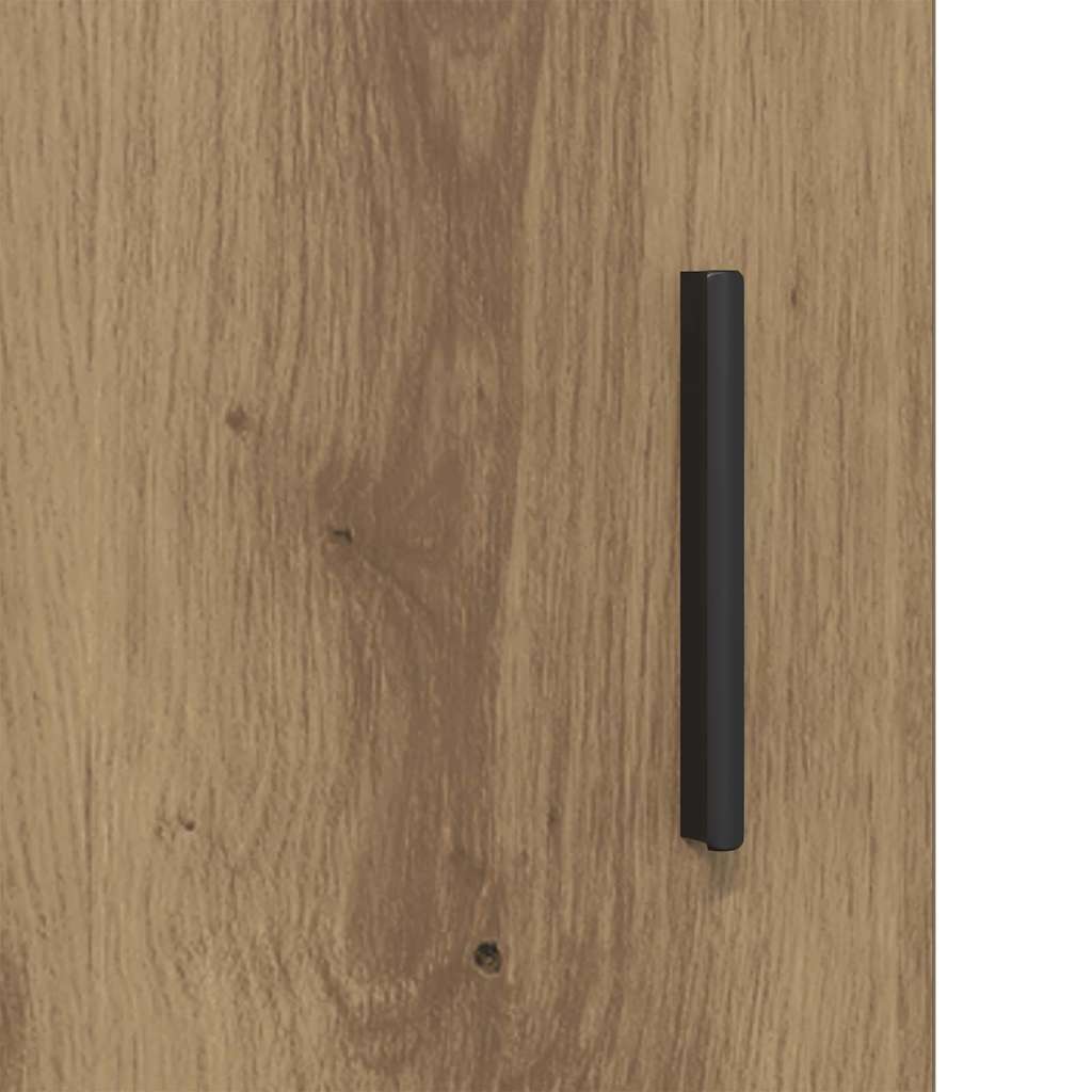 Badezimmermöbel-Set 4 stk. Artisan-Eiche 80 x 33 x 60 cm