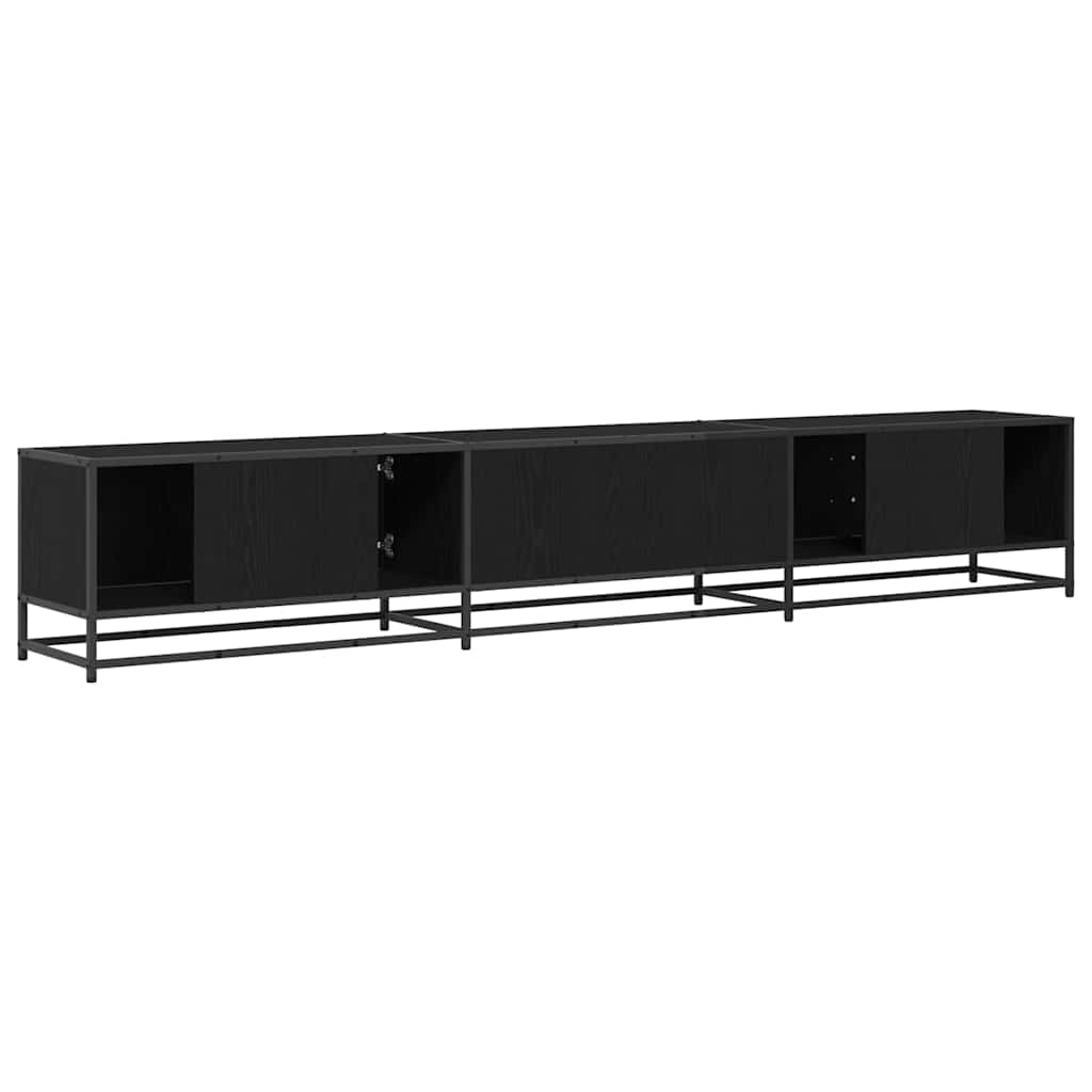 TV-Einheiten 240 x 35 x 41 cm Schwarz Eichen-Optik