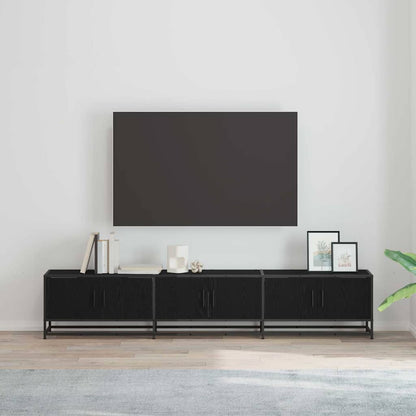TV-Einheiten 210 x 35 x 41 cm Schwarz Eichen-Optik