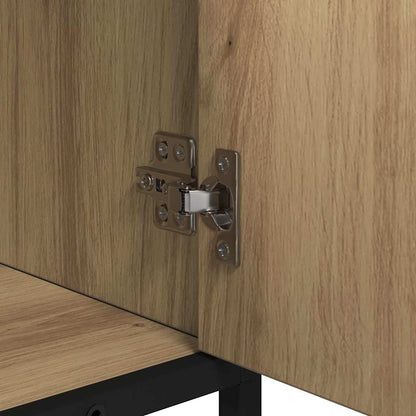 Badezimmermöbel-Set 2 stk. Artisan-Eiche 65 x 33 x 60 cm