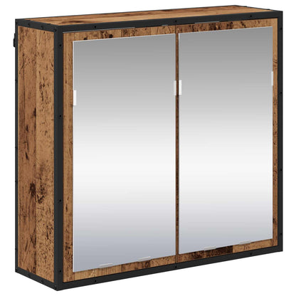 Badezimmermöbel-Set 3 stk. Altholz 80 x 33 x 60 cm