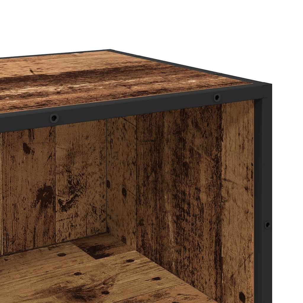 Badezimmermöbel-Set mit Schubladen 4 pcs Altholz Holzwerkstoff