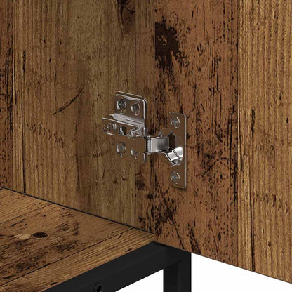 Badezimmermöbel-Set 2 stk. Altholz 65 x 33 x 60 cm
