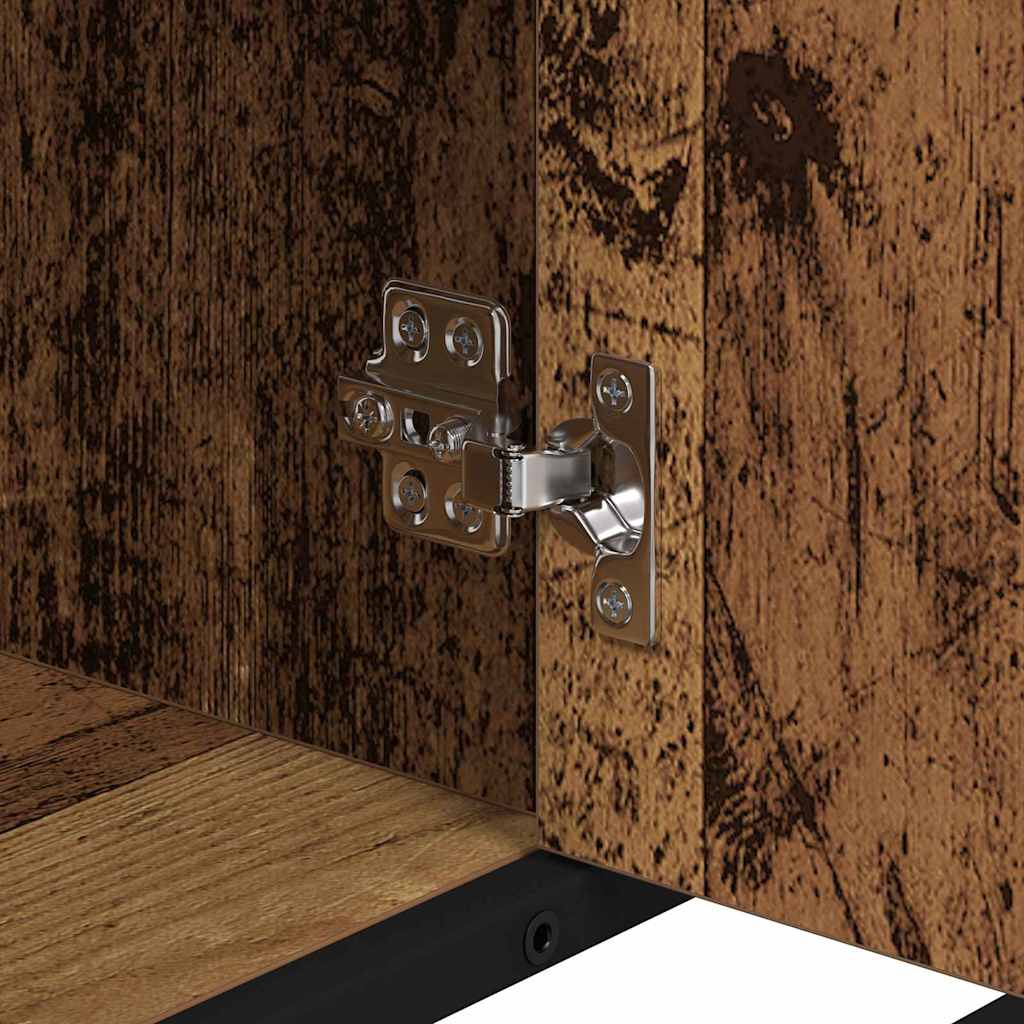 Badezimmermöbel-Set 4 stk. Altholz 80 x 33 x 60 cm