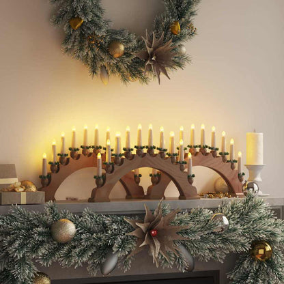 Weihnachtskerzenbogen mit 10 LED Kerzen 3 stk. LEDs Warmes Weiß