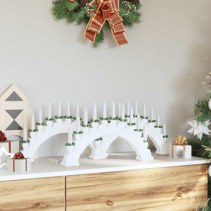 Weihnachtskerzenbogen mit 10 LED Kerzen 3 stk. LEDs Warmes Weiß