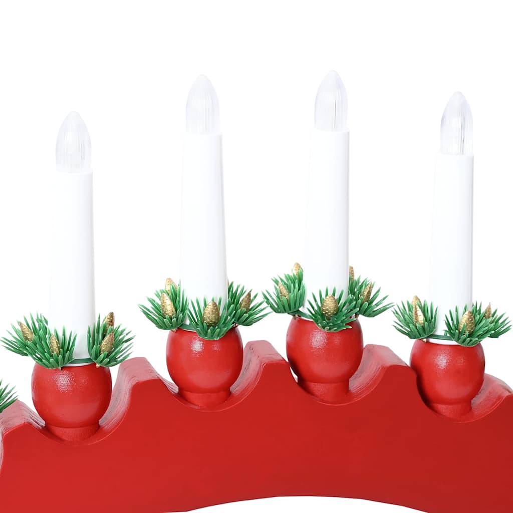 Weihnachtskerzenbogen mit 10 LED Kerzen 3 stk. LEDs Warmes Weiß