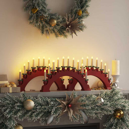 Weihnachtskerzenbogen mit 10 LED Kerzen 3 stk. LEDs Warmes Weiß