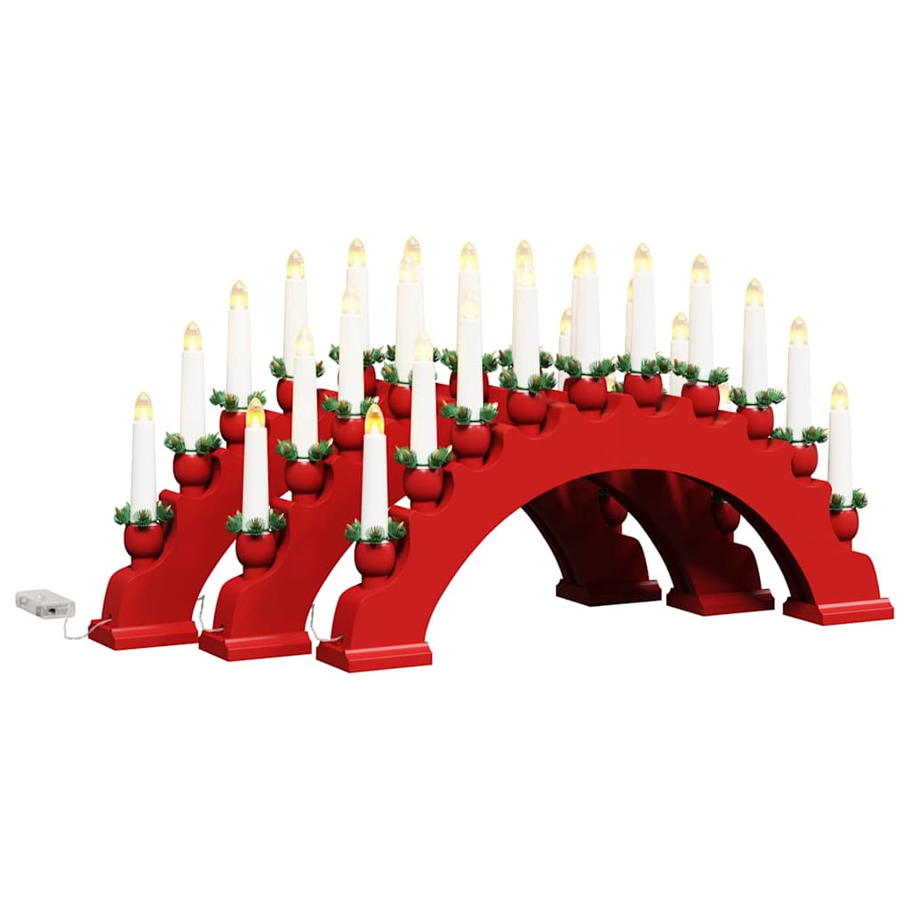 Weihnachtskerzenbogen mit 10 LED Kerzen 3 stk. LEDs Warmes Weiß