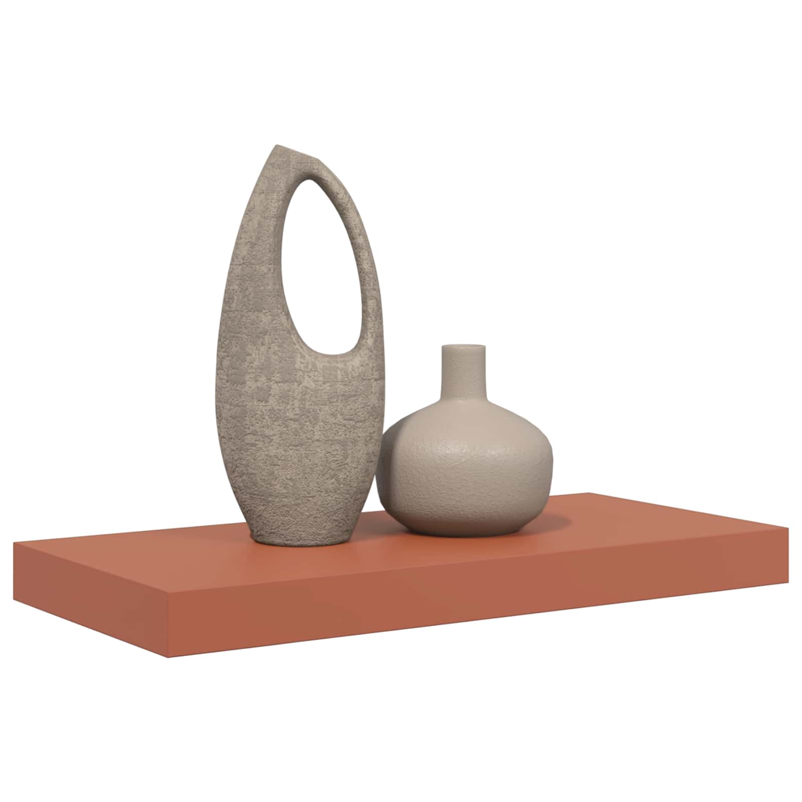 Wandregal Wandhalterung Rot 50 x 23,5 x 3,8 cm Holzwerkstoff