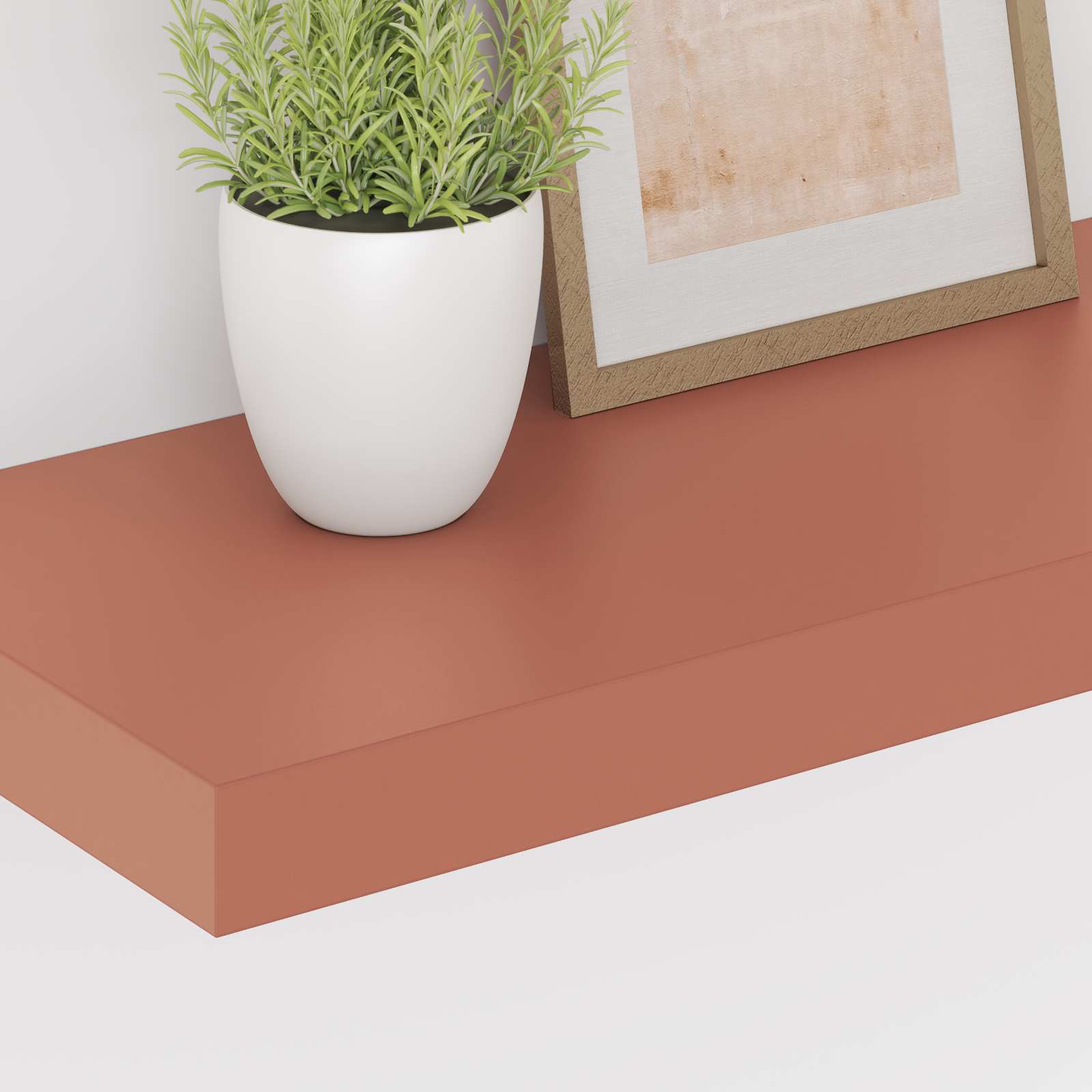Wandregal Wandhalterung 2 Stk. Rot 50 x 23,5 x 3,8 cm