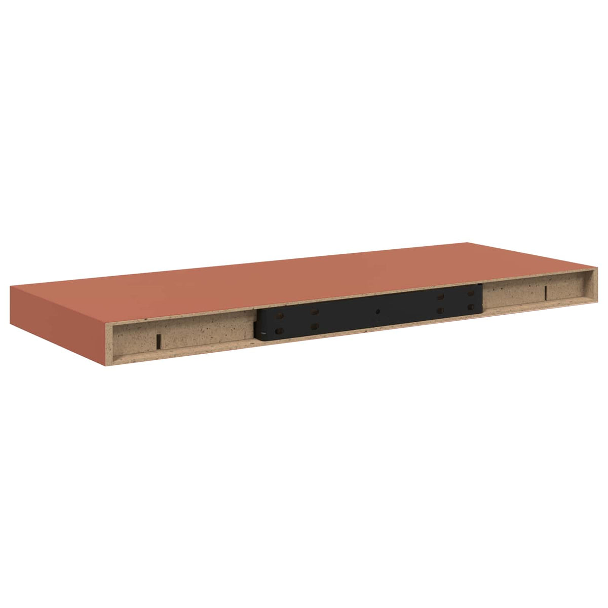 Wandregal Wandhalterung Rot 60 x 23,5 x 3,8 cm Holzwerkstoff