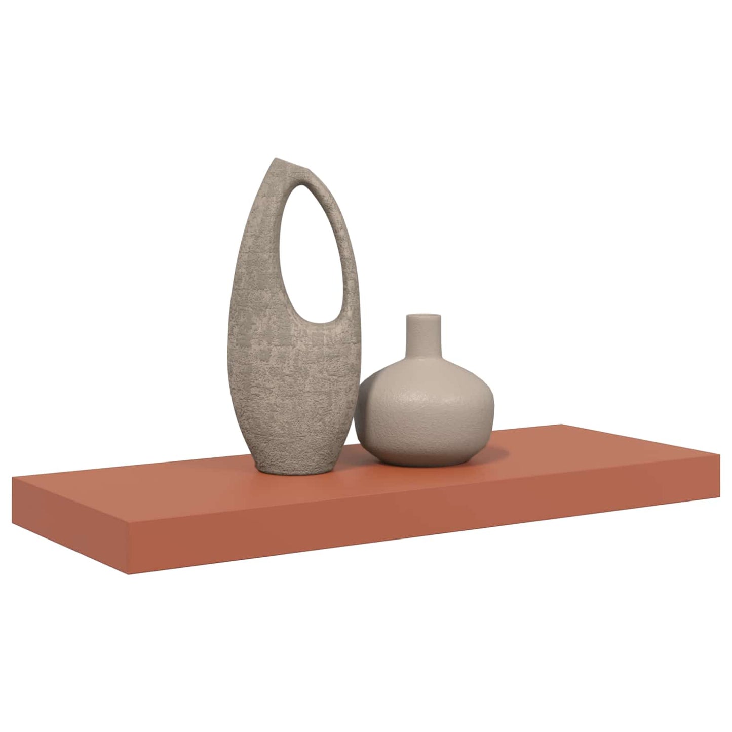 Wandregal Wandhalterung Rot 60 x 23,5 x 3,8 cm Holzwerkstoff