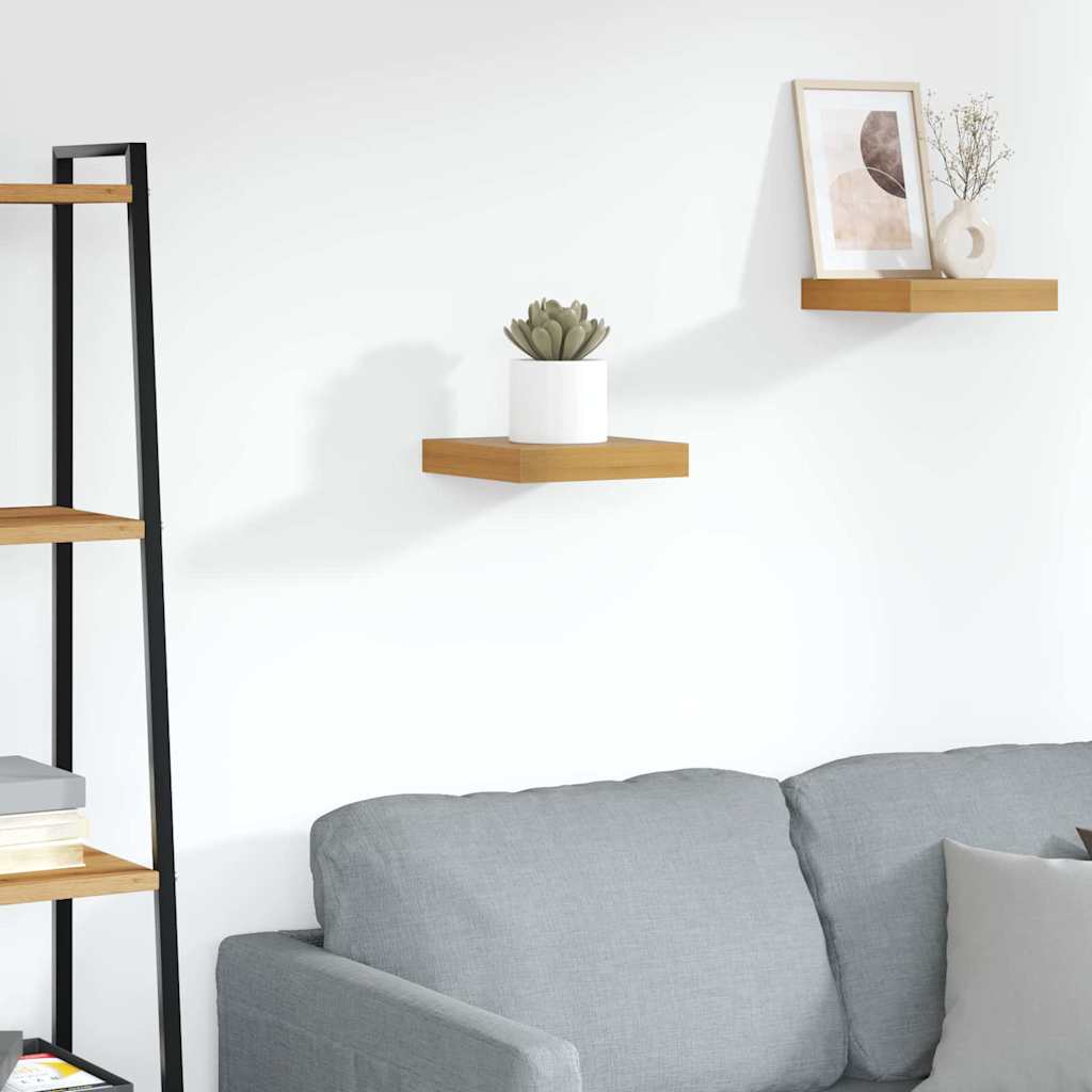 Wandregal Wandhalterung Braun 23 x 23,5 x 3,8 cm Holzwerkstoff