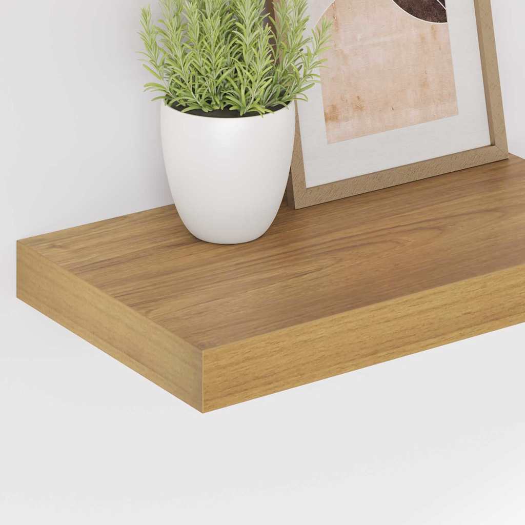 Wandregal Wandhalterung Braun 40 x 23,5 x 3,8 cm Holzwerkstoff