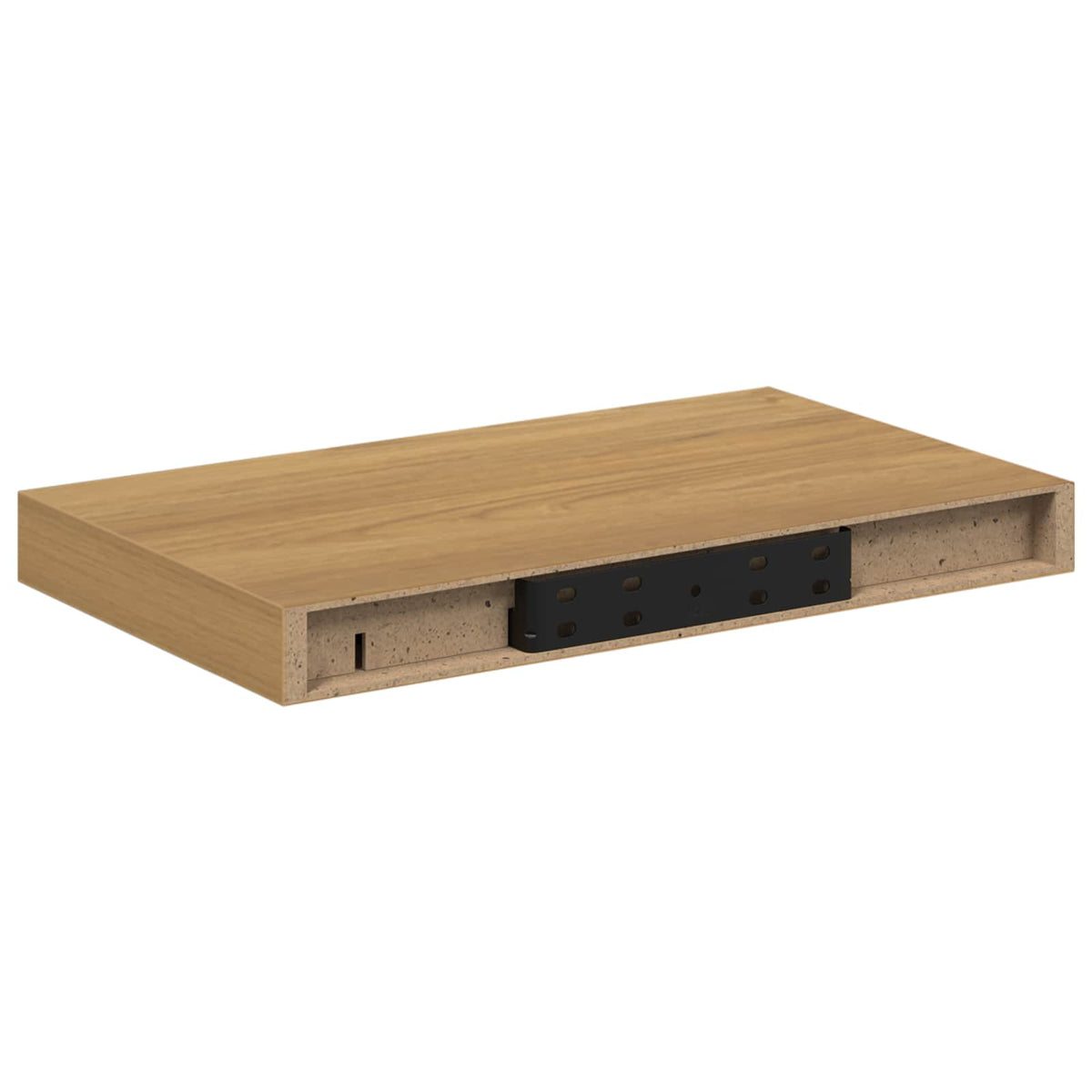 Wandregal 2 stk. Braun 40 x 23,5 x 3,8 cm Holzwerkstoff
